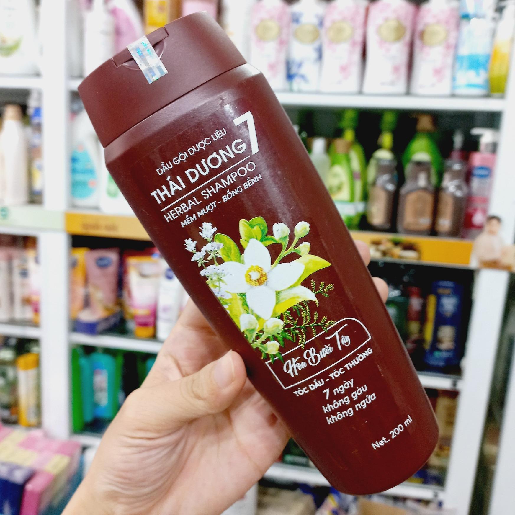 [HCM]Dầu gội thảo dược thái dương 7 - hoa bưởi tây