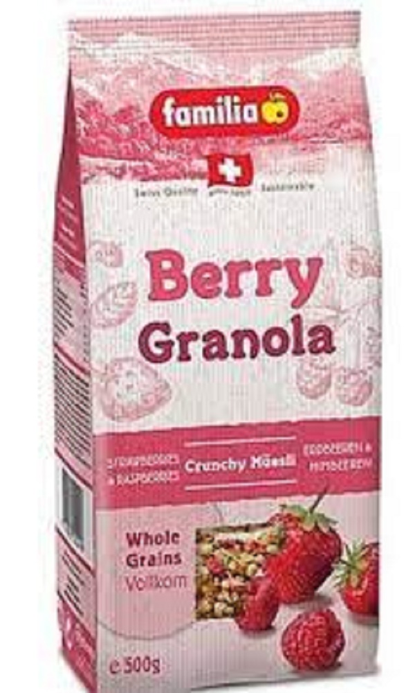 500g strawberry berry granola Familia girls