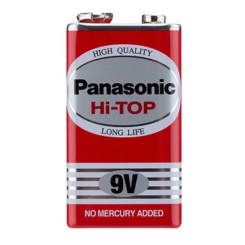 Pin 9V vuông hiệu suất cao Panasonic (1 viên) # pin