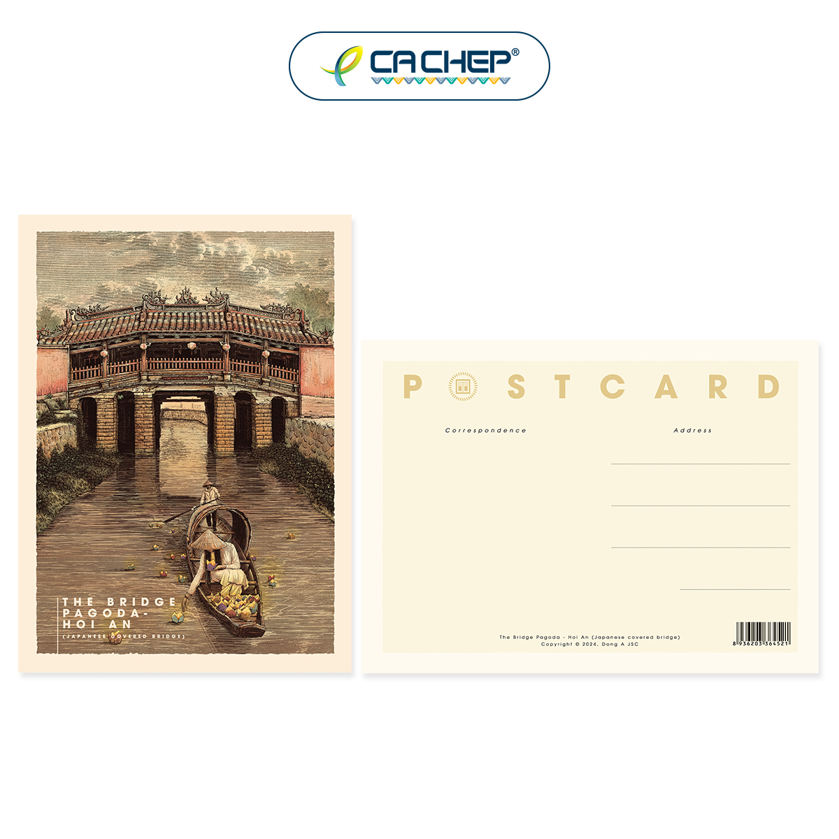 Cá Chép - Combo 3 postcards Danh thắng Việt Nam