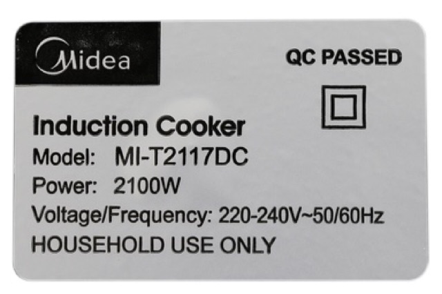 Bếp Điện Từ Midea Mi-T2117Dc