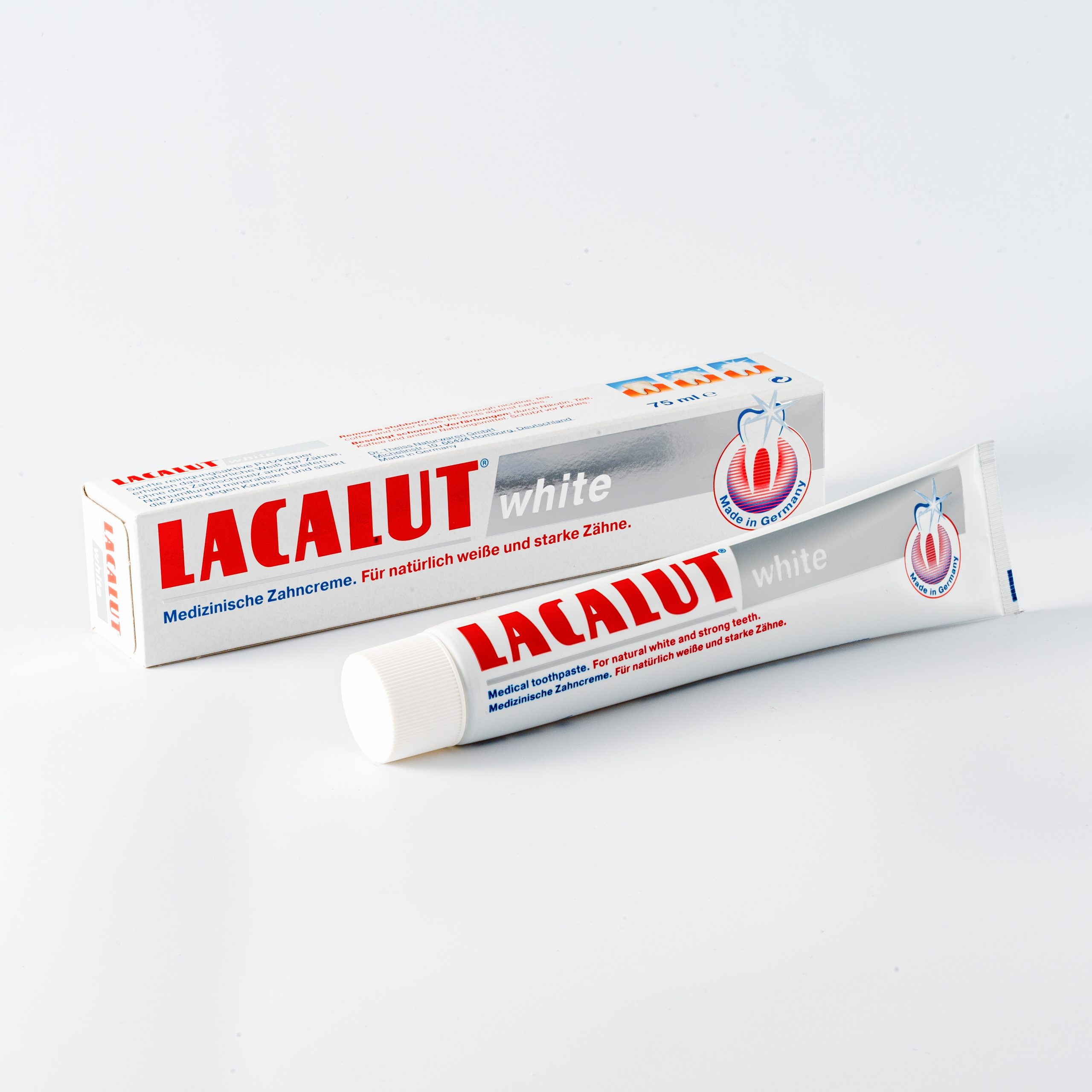 Lacalut White - Kem Đánh Răng Làm Trắng Răng, Bảo Vệ Men Răng