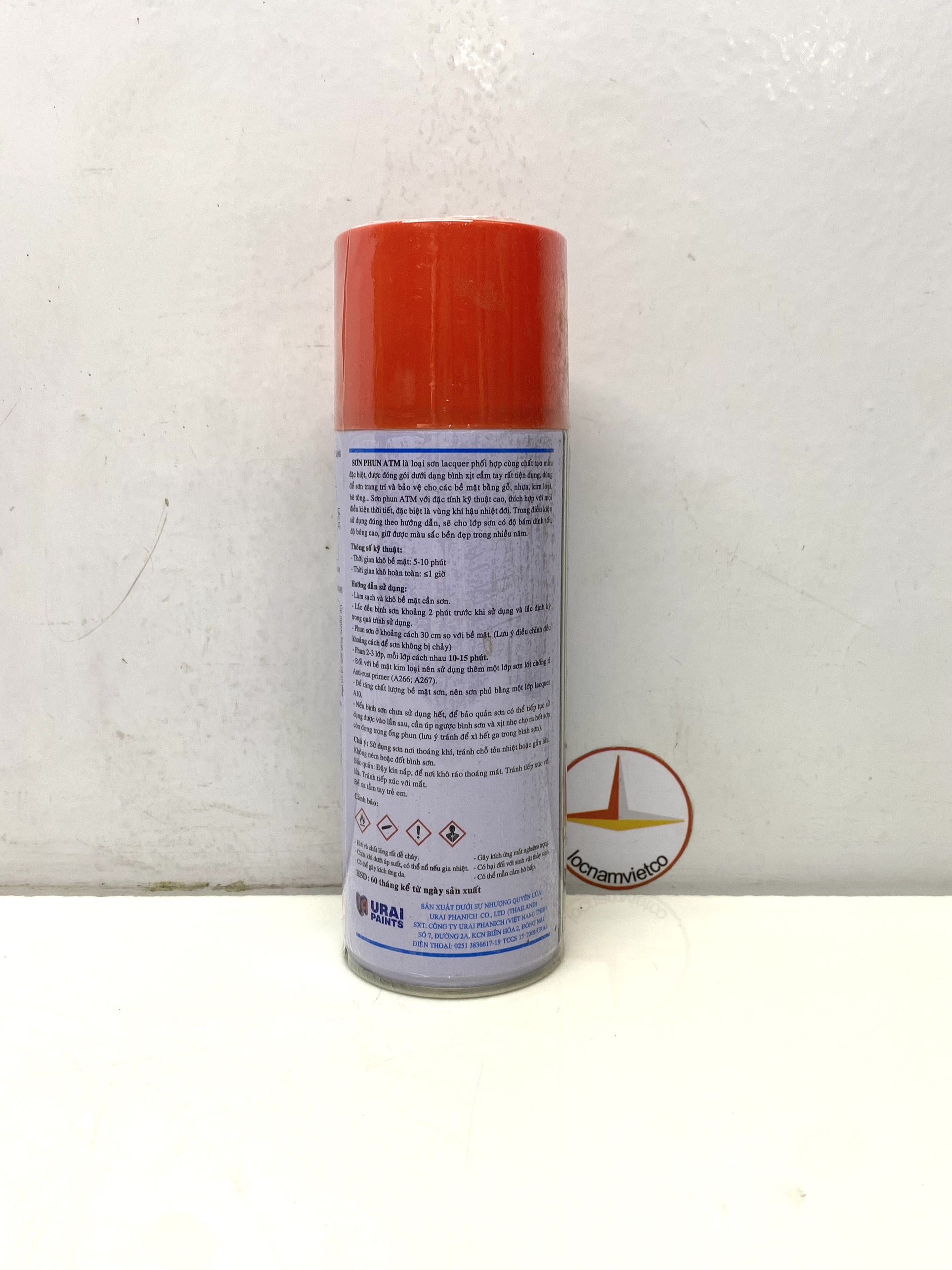 Spray Paint, Atm Spray Paint in Orange Color A226