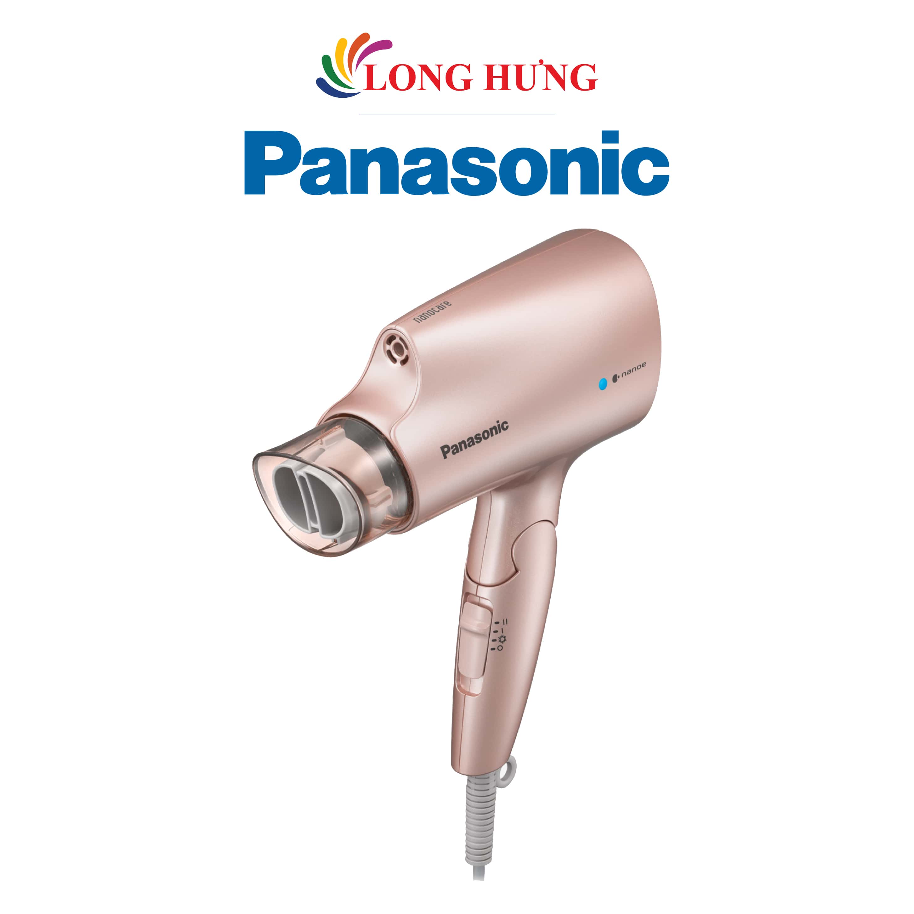 Máy sấy tóc Panasonic EH-NA27PN645 - Hàng chính hãng - Thiết kế nhỏ gọn, dễ dàng sử dụng, tiện lợi