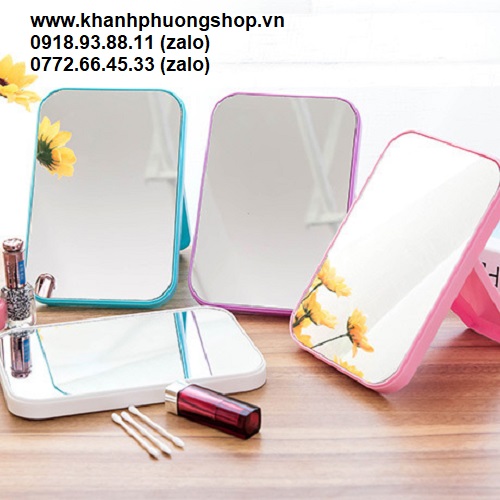 gương trang điểm mini - gương trang điểm