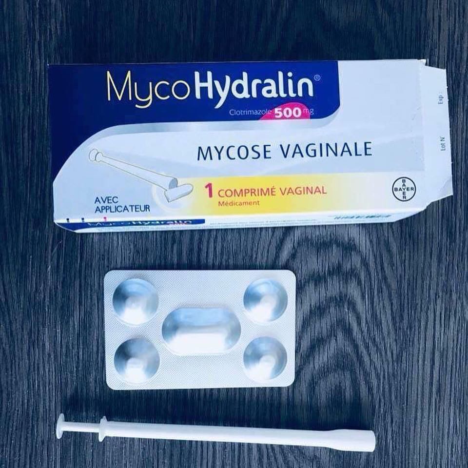 Viên đặt phụ khoa Mycohydralin 500mg của Pháp, giá tốt