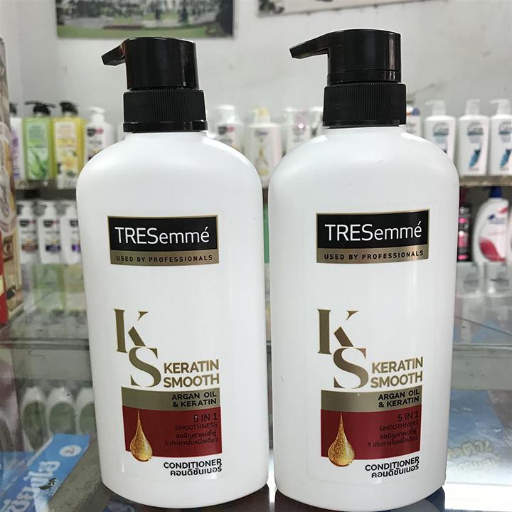 DẦU GỘI VÀ DẦU XÃ TRESEMME ĐỎ THÁI - 450ml/chai