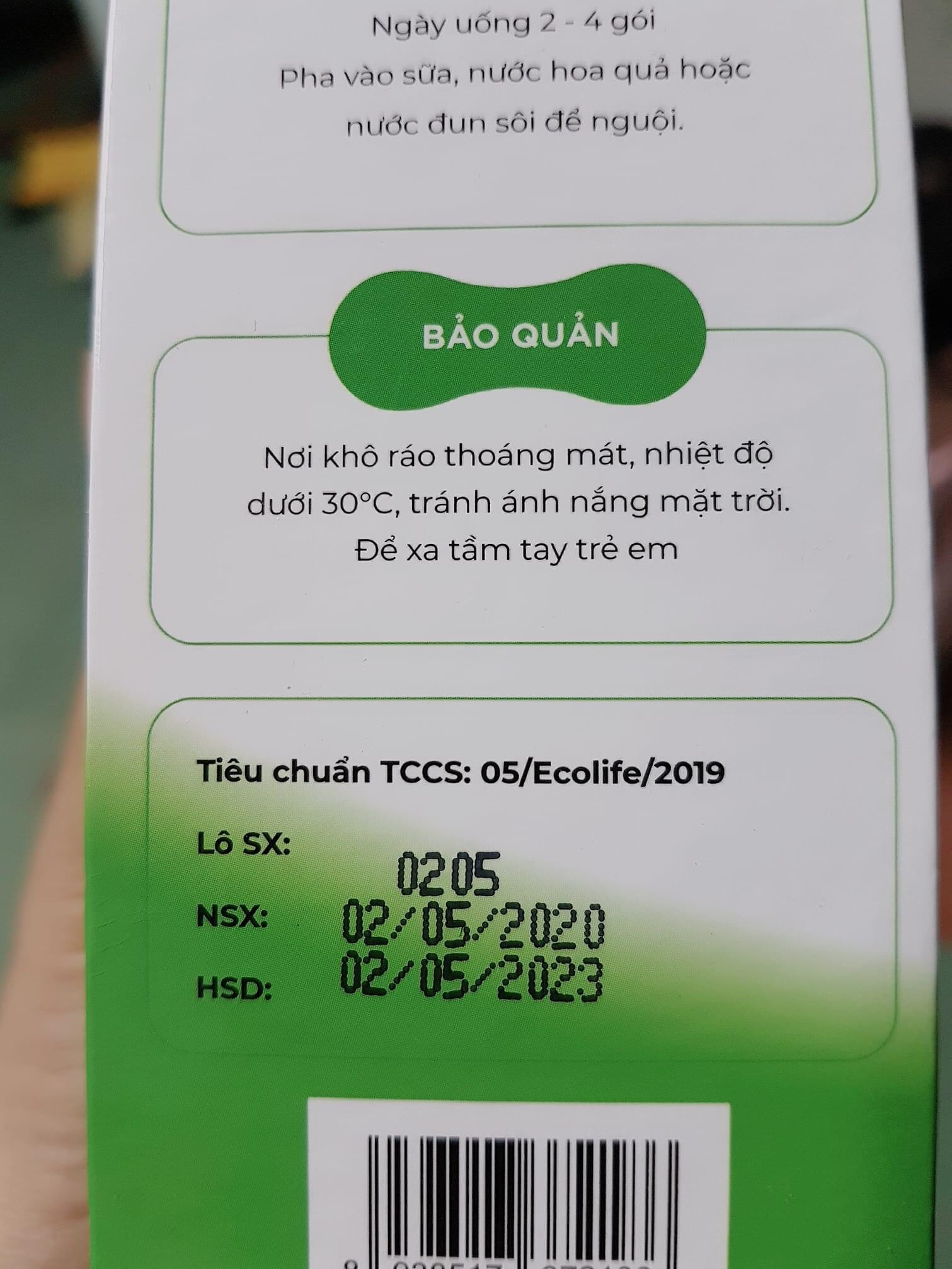 Men sống hữu cơ Ecolife