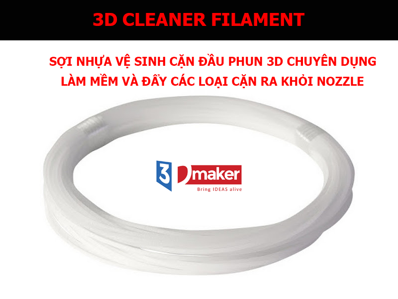 Bảng giá Sợi nhựa 3D CLEANER vệ sinh đầu phun, thông nghẹt, tẩy cặn Phong Vũ