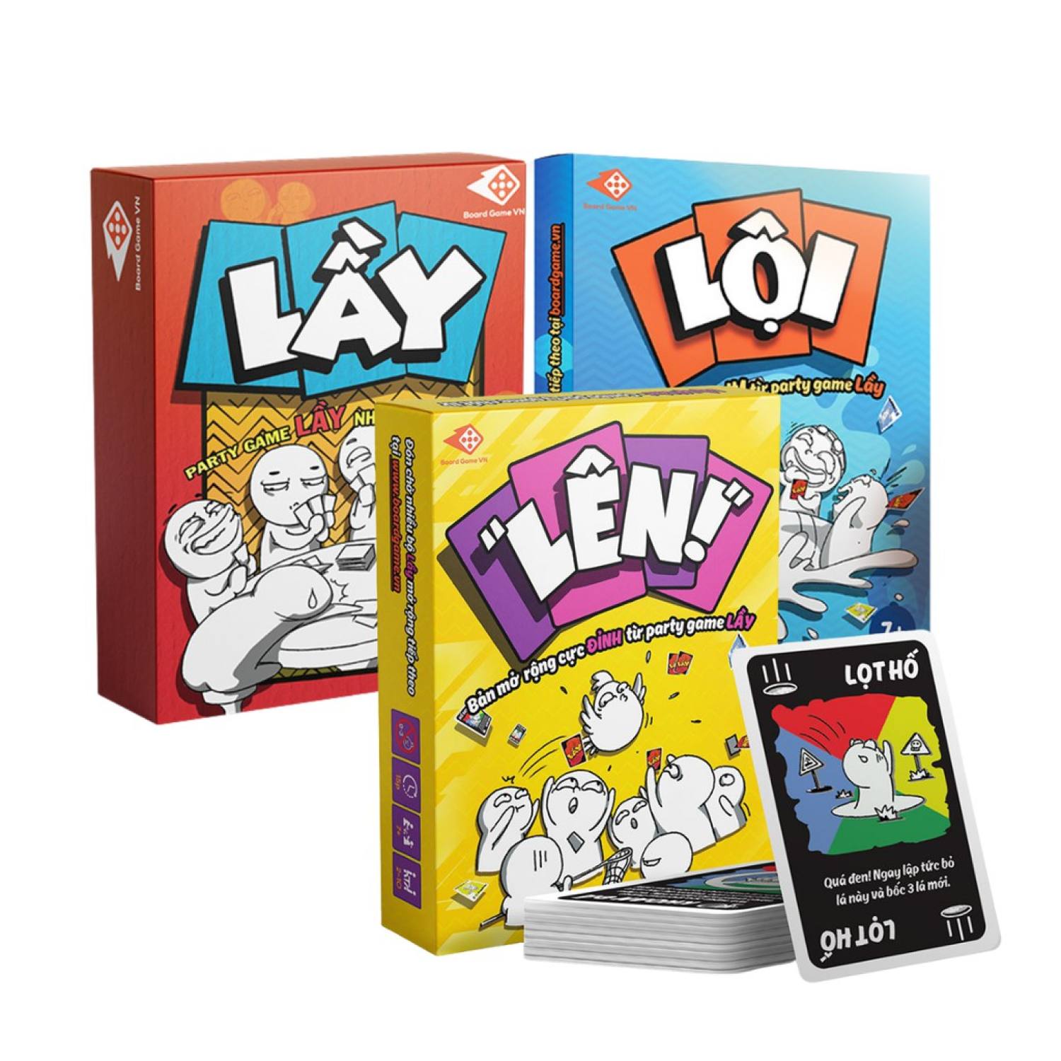 [CHÍNH HÃNG] Combo thẻ bài Lầy - Lội - Lên - Party game