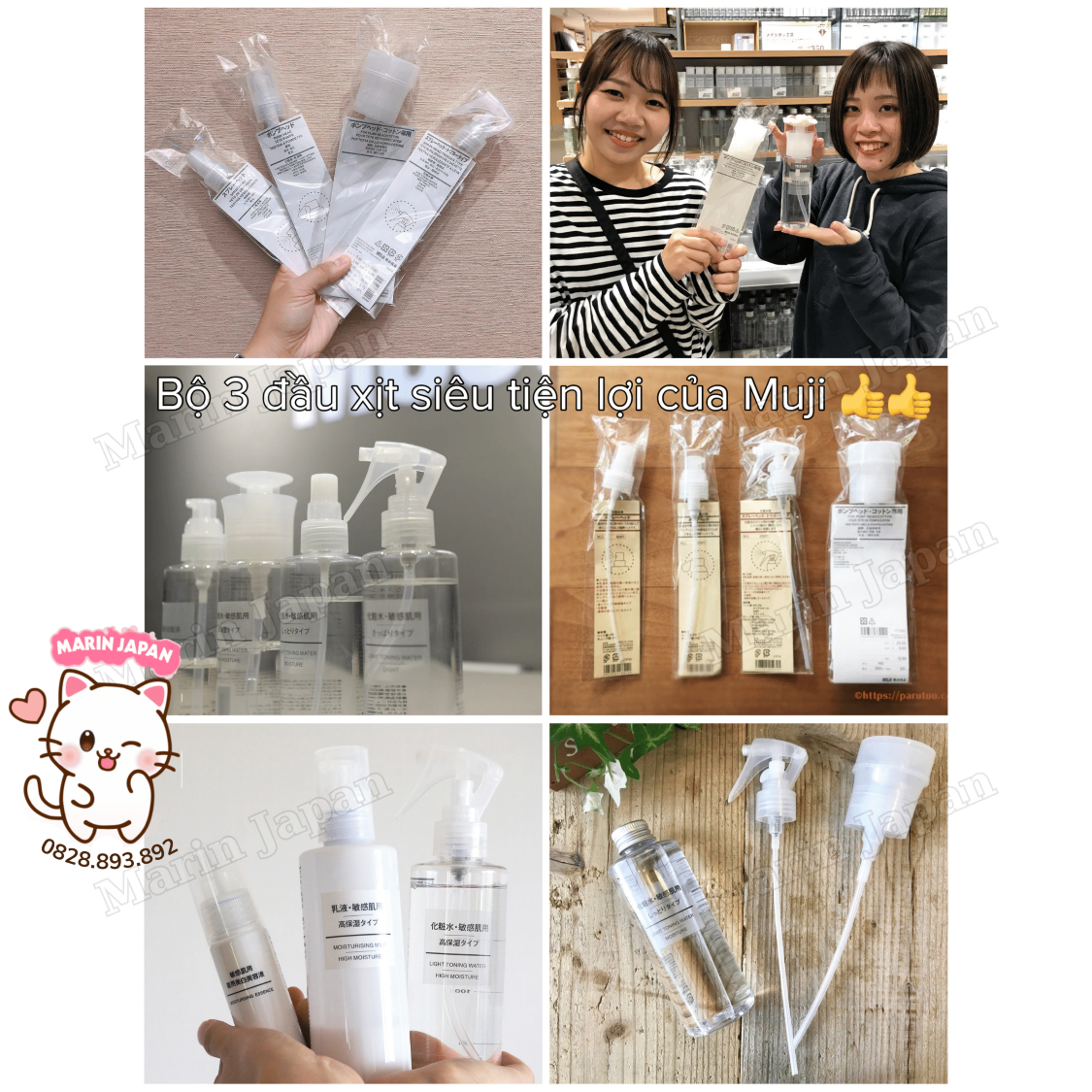 Đầu Vòi Xịt Muji Spray Head Nhật Bản