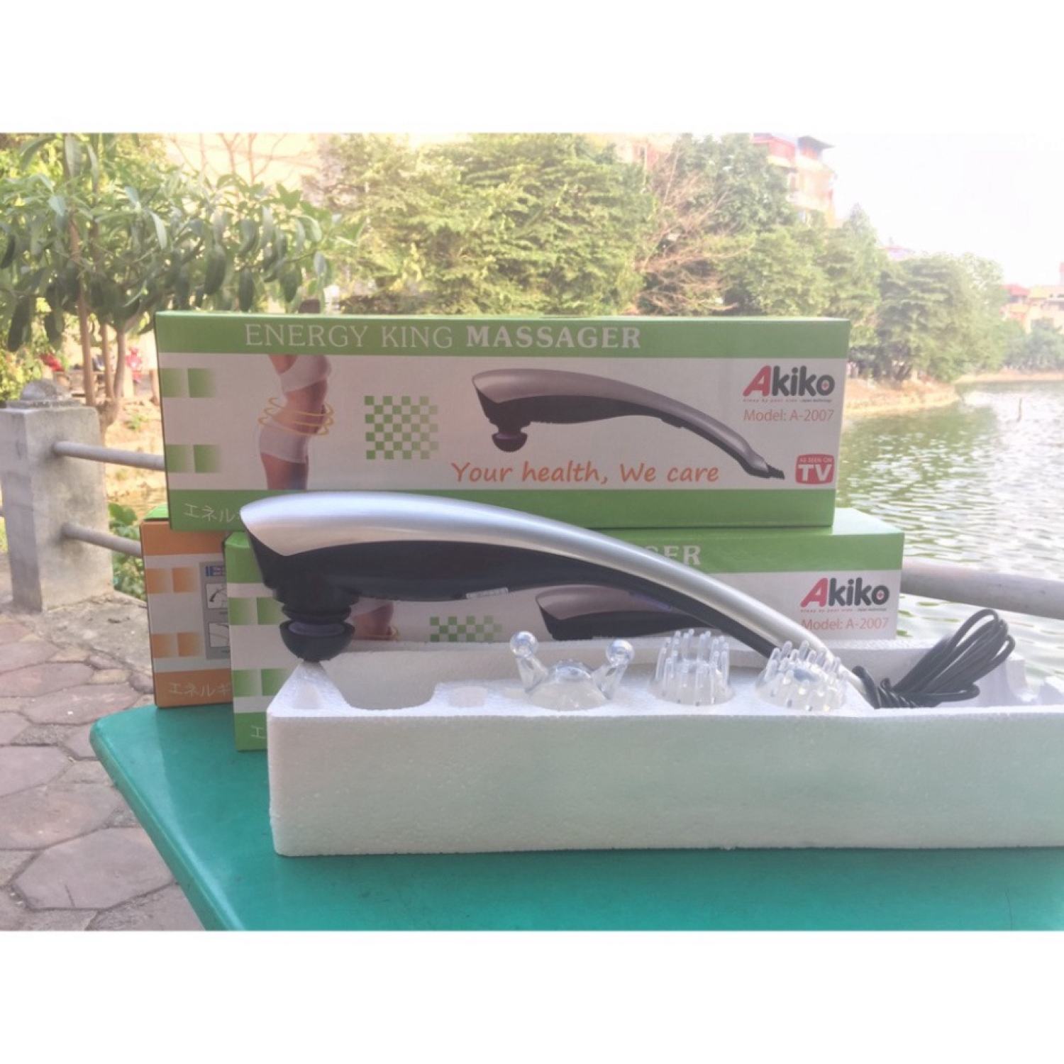 Máy mɑssage Cầm Tay Nhật Bản Akiko A-2007