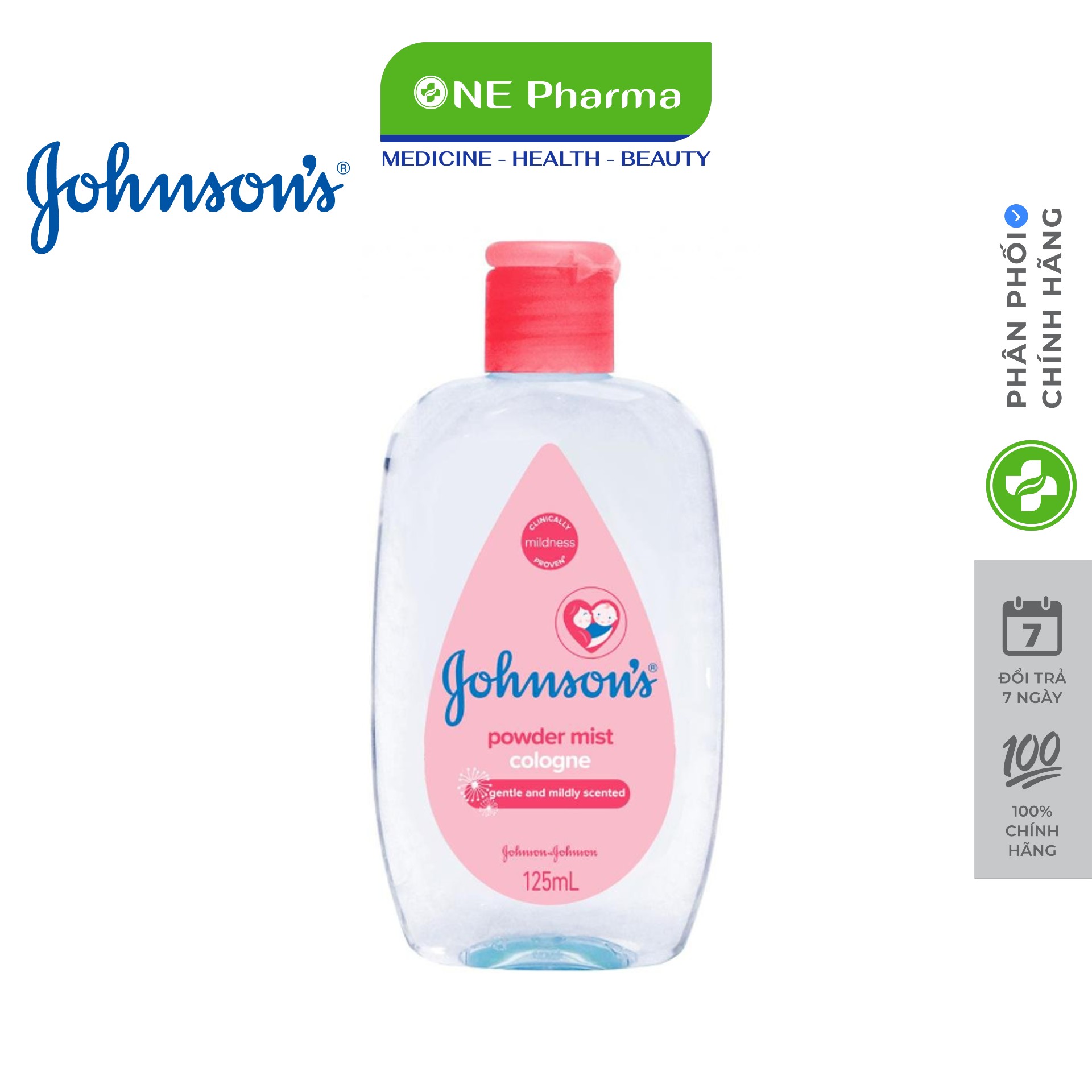 Nước hoa Johnson's Baby hương ban mai 125ml