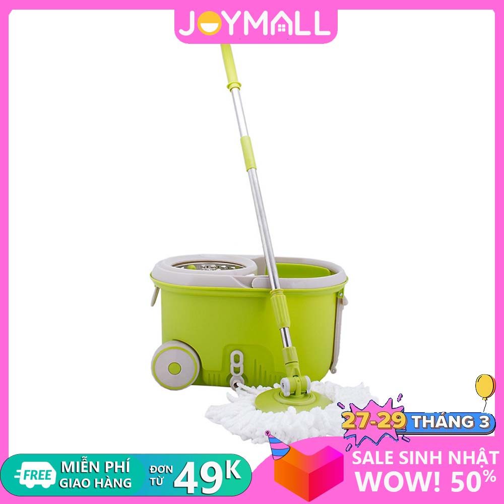 >> BÁO GIÁ BỘ CÂY LAU NHÀ XOAY TAY COMPACT SPIN MOP LOCK | Shopee Lazada Sendo Tiki mới nhất 76 Bộ cây lau nhà Lock&Lock xoay tay 360 độ, xanh lá, 1 bông lau màu trắng + 1 bông lau màu tím MOP-L003 - Hàng Chính Hãng - JoyMall