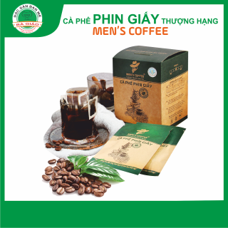 CÀ PHÊ PHIN GIẤY MEN S COFFEE Đặc Sản Buôn Ma Thuột hộp 10 phin thumbnail