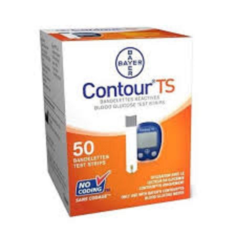 QUE THỬ ĐƯỜNG HUYẾT CONTOUR TS (HỘP 50 QUE)