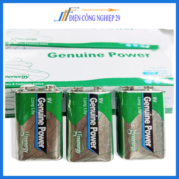 Pin vuông 9V Genuine Power chính hãng