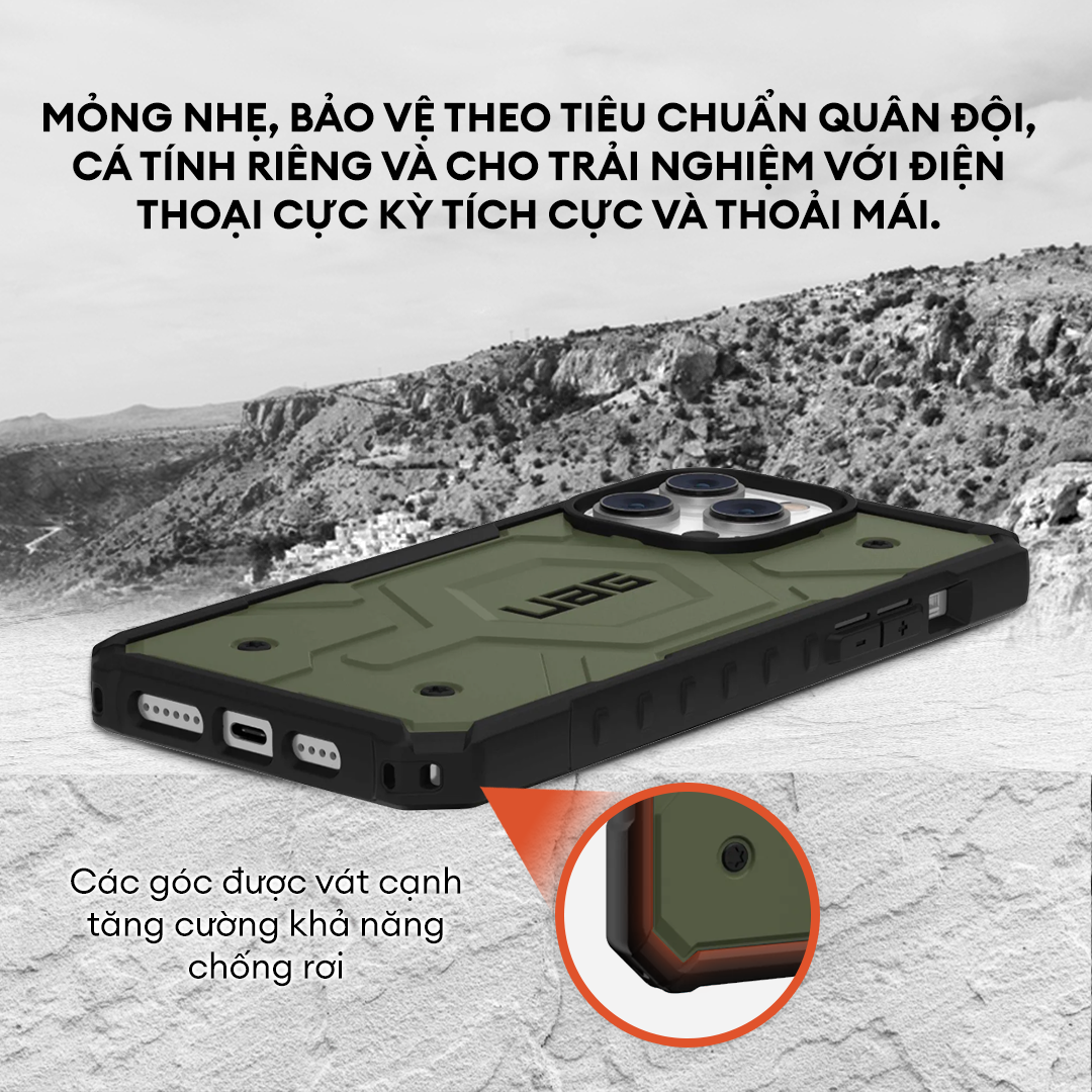 Ốp Lưng UAG PATHFINDER w MAGSAFE Cho iPhone 14 Pro Max [6.7 INCH]