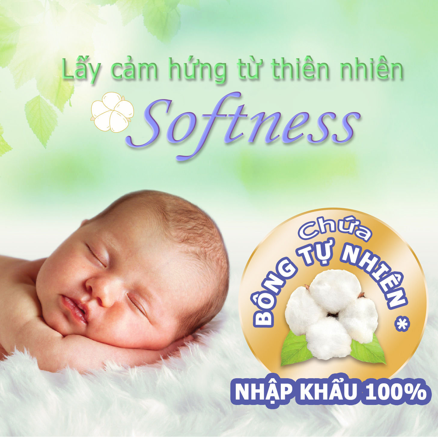 Tã/Bỉm dán Helpmate bông và mềm kích cỡ NB36 (Cho bé dưới 5kg) - Gói 36 miếng