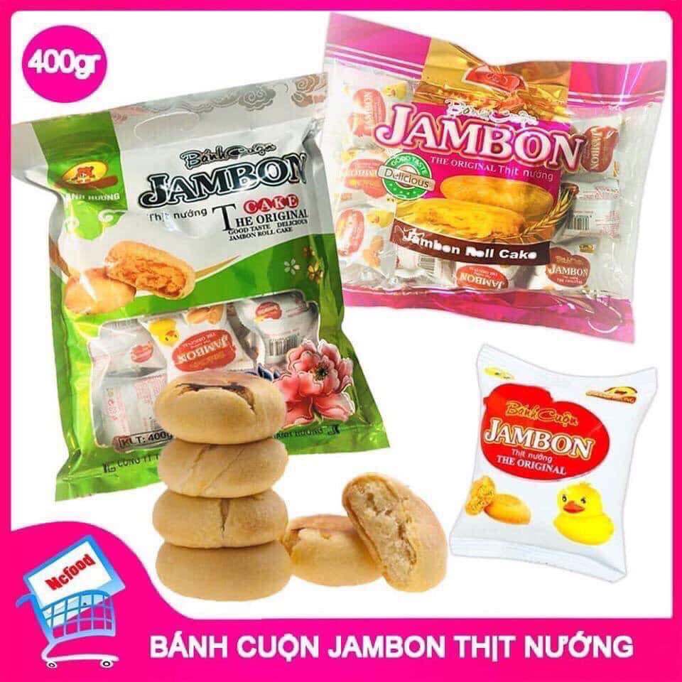 Combo 2 Bịch x 15 cái x 400gr Bánh cuộn Jambon vị thịt nướng Thanh Hương - Đồ ăn vặt thơm ngon hấp dẫn