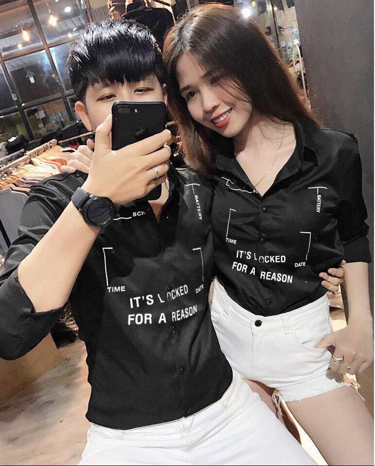 Áo sơ mi cặp đôi nam nữ với tình yêu không lý do