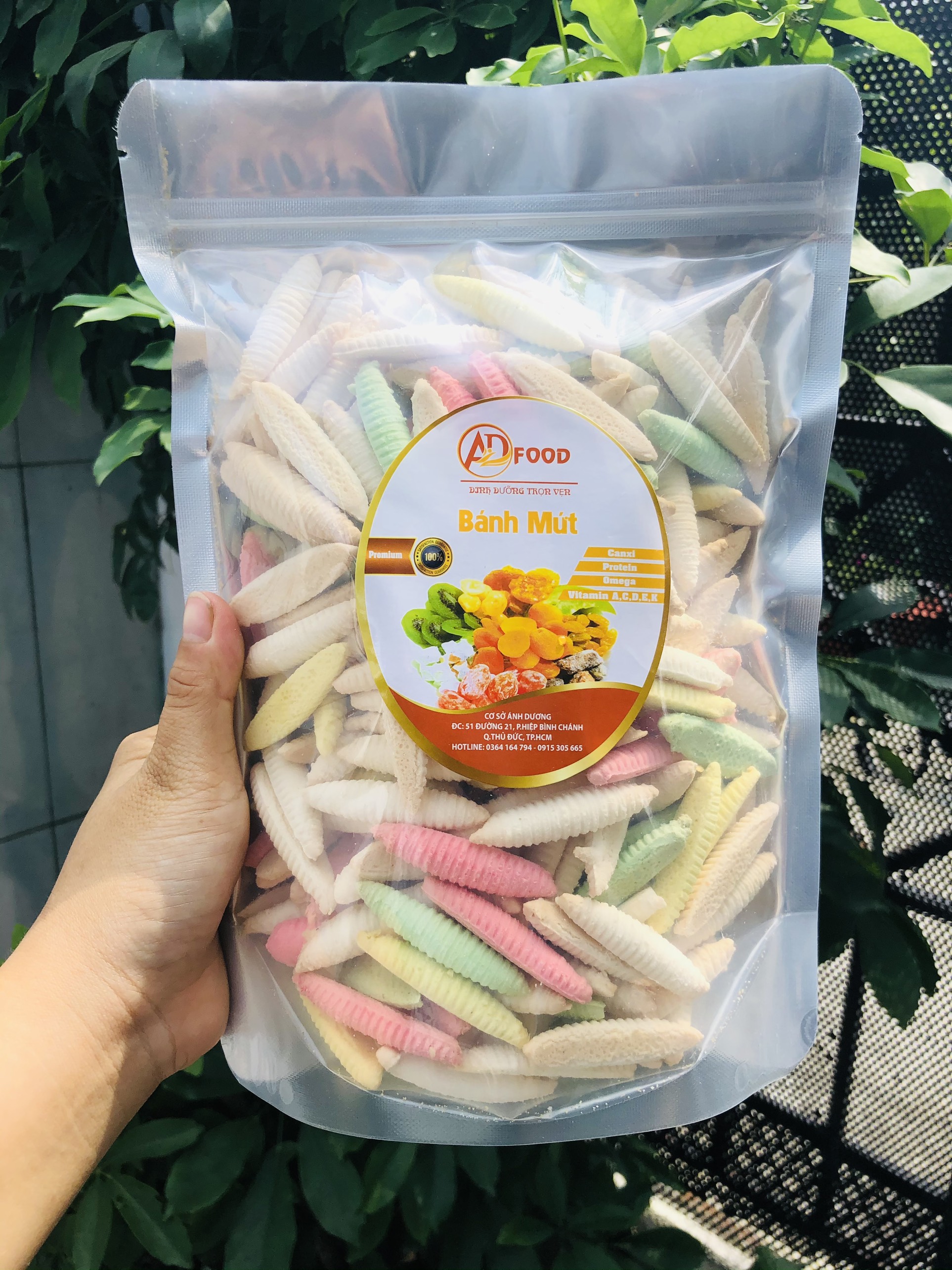 500g bánh đuông dừa mix đủ vị