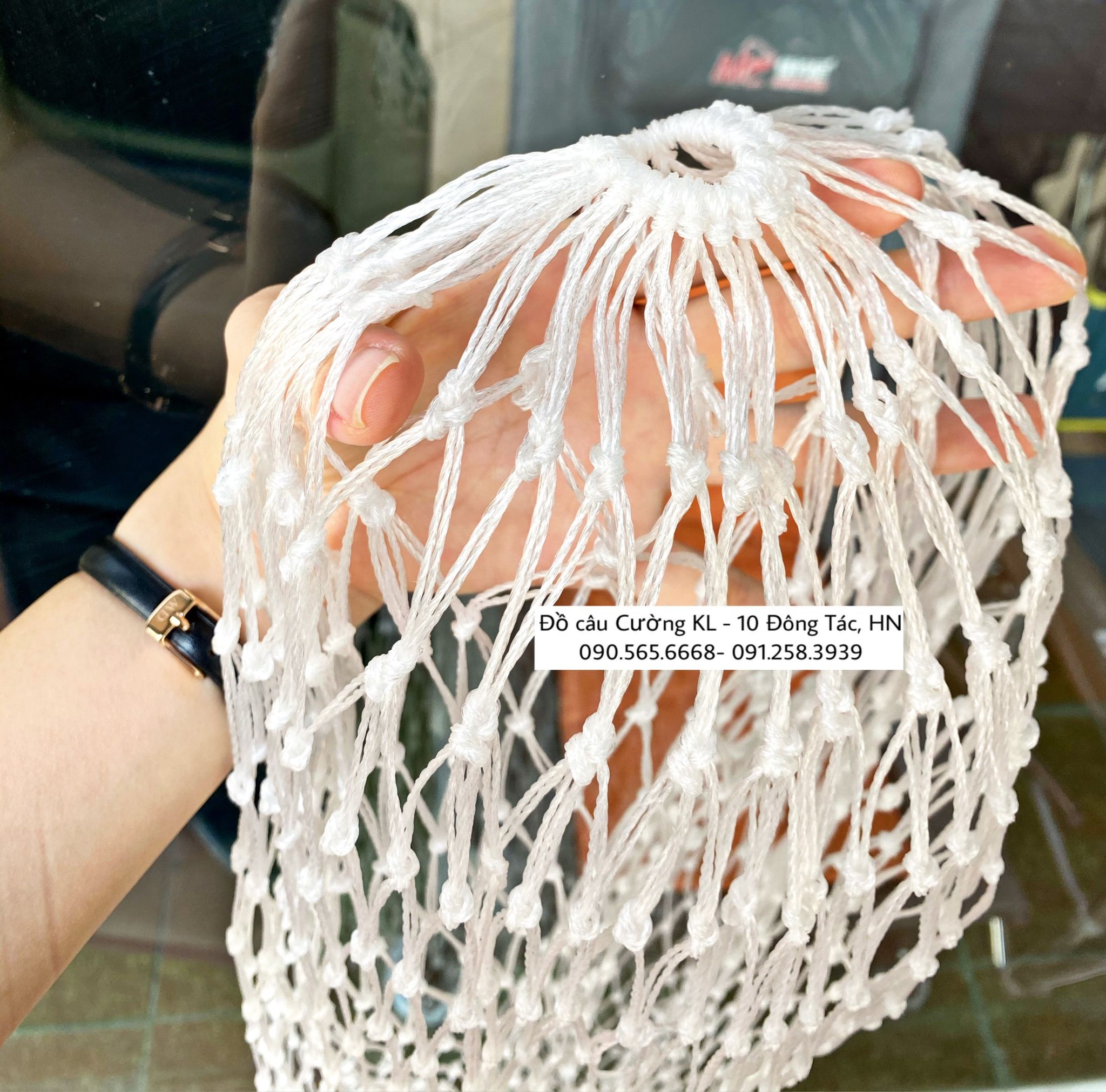 Lưới vợt dù SĂN HÀNG đan sợi đơn - kép