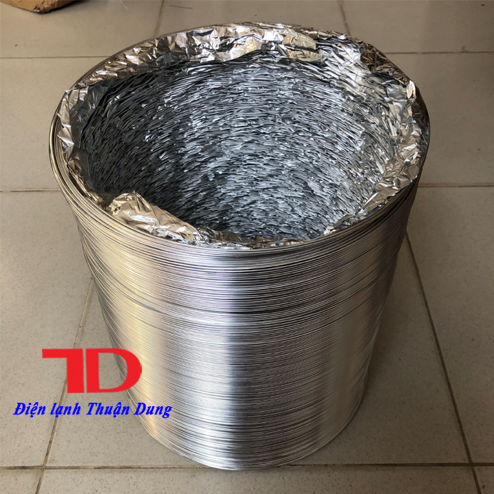 Ống gió mềm không bảo ôn D254mm x 8m