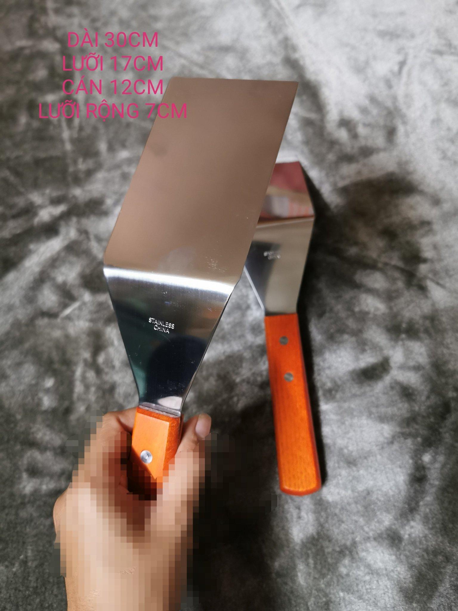 Bộ 2 xẻng inox xúc bánh