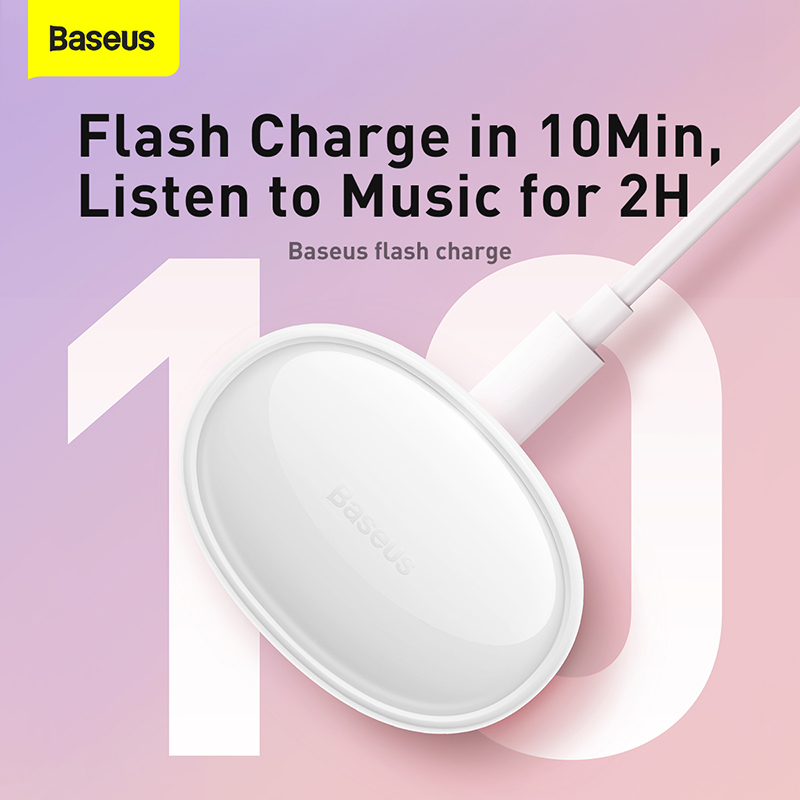 NEW丨Tai Nghe Bluetooth Baseus True Wireless Mini Bowie E2 Bluetooth 5.2 Tai Nghe Chống Trộm For iPhone 13 12 Pro Max - Phân Phối Chính Hãng Bởi Baseus ViệtNam