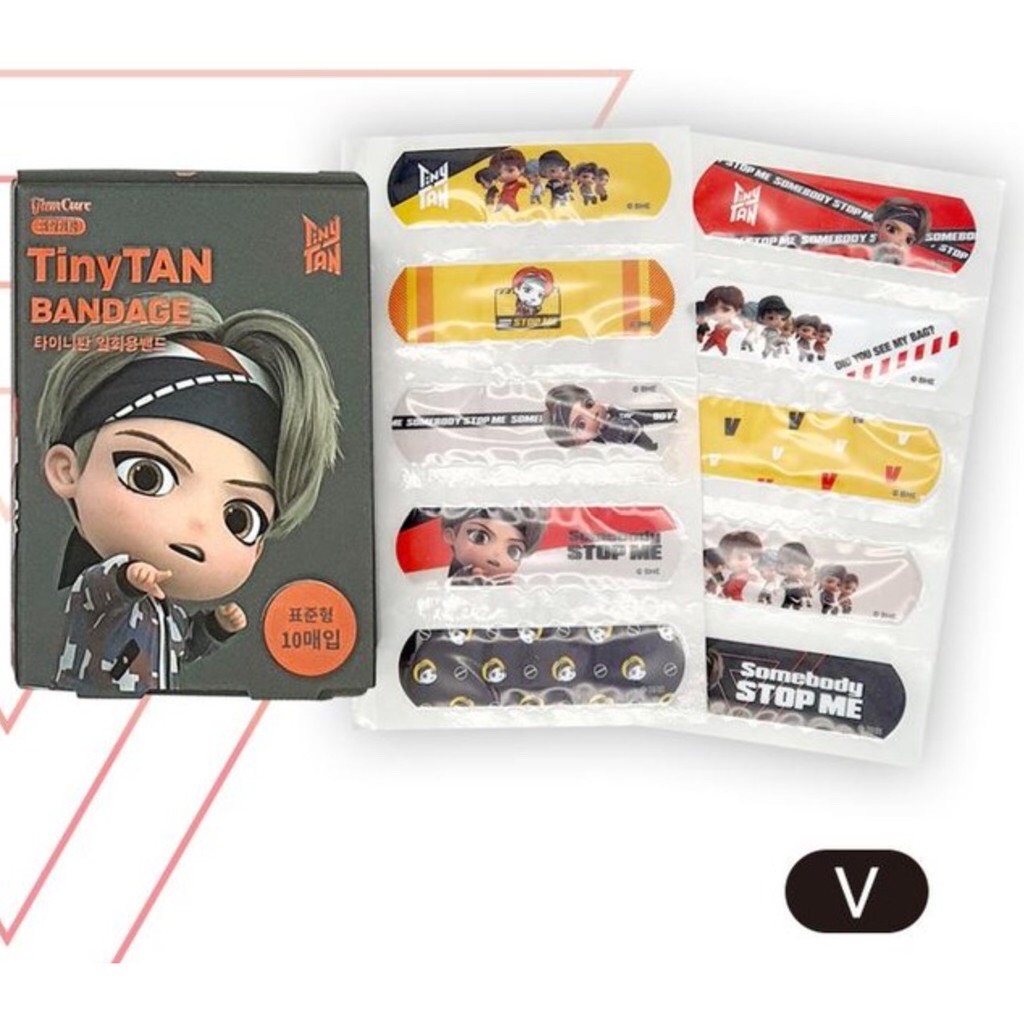 Băng cá nhân BTS Tiny Tan chính hãng Hàn Quốc