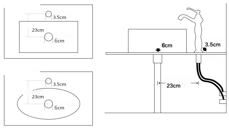 Chậu rửa lavabo gốm sứ nghệ thuật LAV0054 – Sắc vàng sang trọng thanh lịch