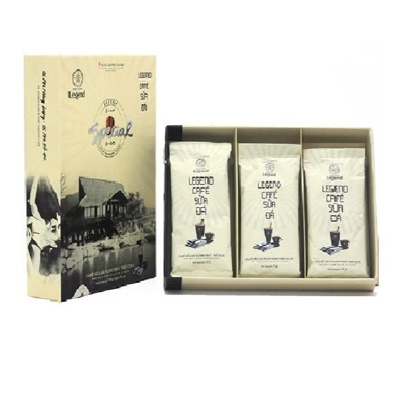 Cà Phê Trung Nguyên Legend Cà phê sữa đá - (Hộp 9) - Cà phê hòa tan ngon nhất Thế gian