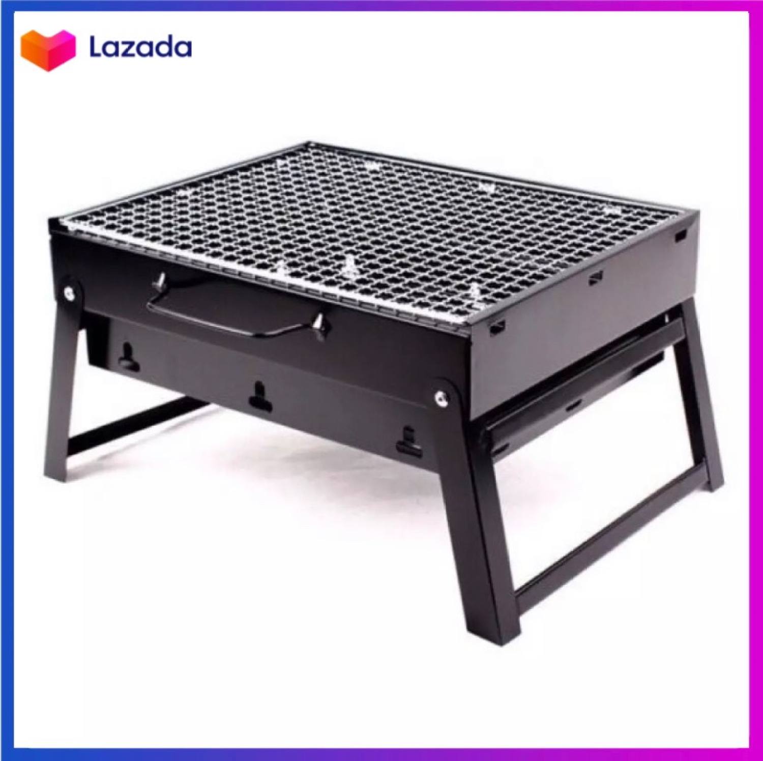 Bếp nướng than hoa vuông xếp gọn, bếp nướng than chống khoi', bếp nướng bbq ngoài trời, bếp nướng than hoa, bếp nướng mini, bếp nướng than di động.