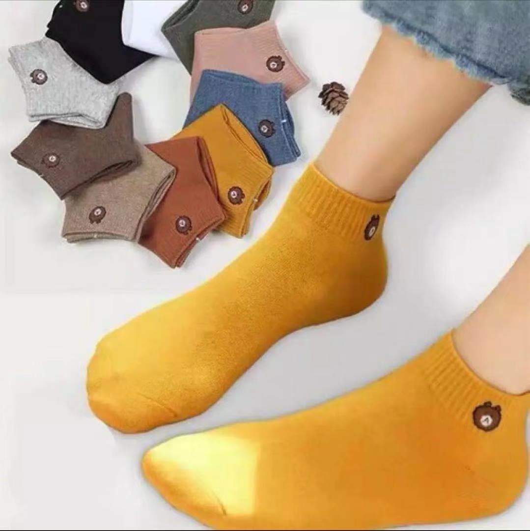 Set 10 đôi tất gấu Brown