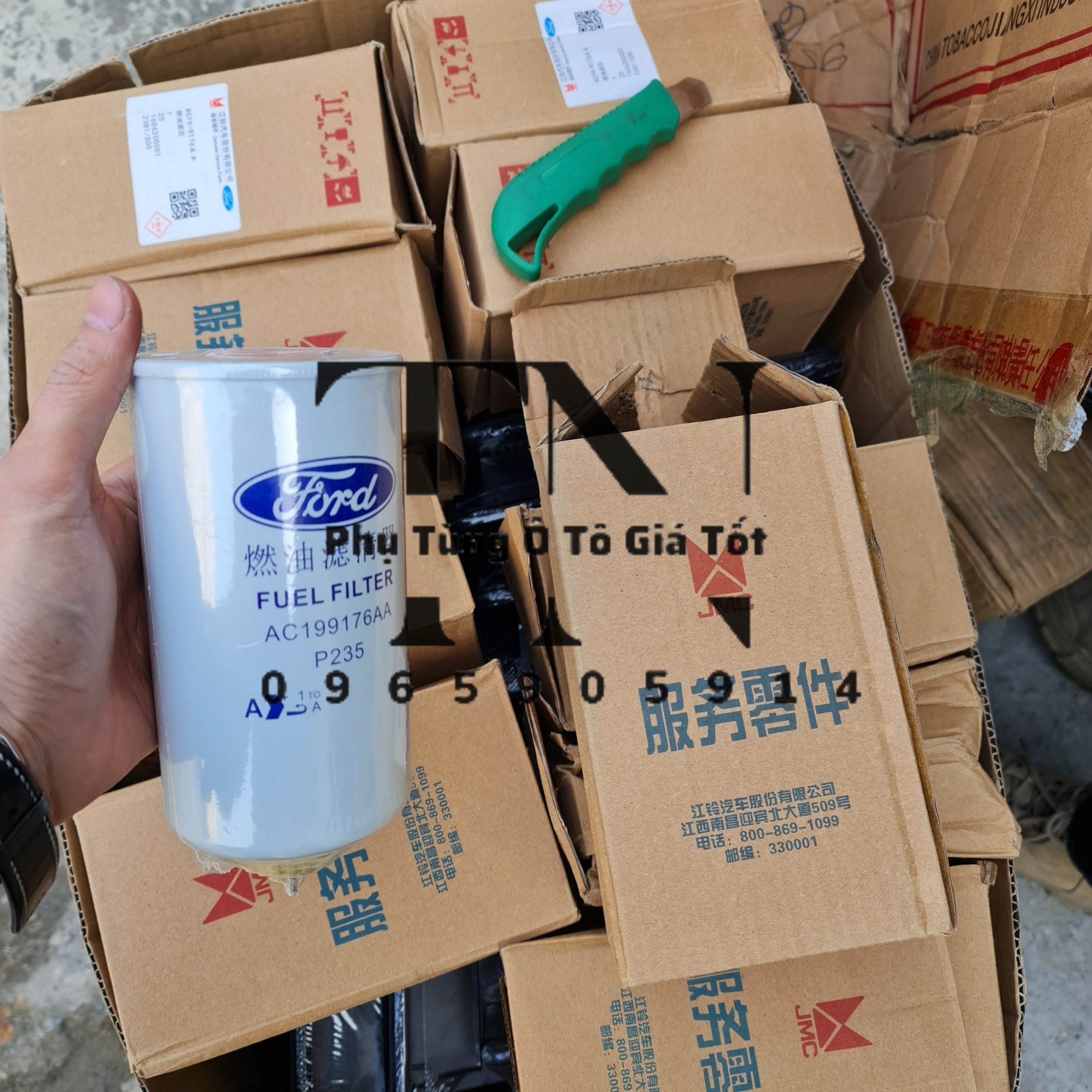 Lọc nhiên liệu, lọc dầu xe ford transit 2015, 2016, 2017, 2018,2019