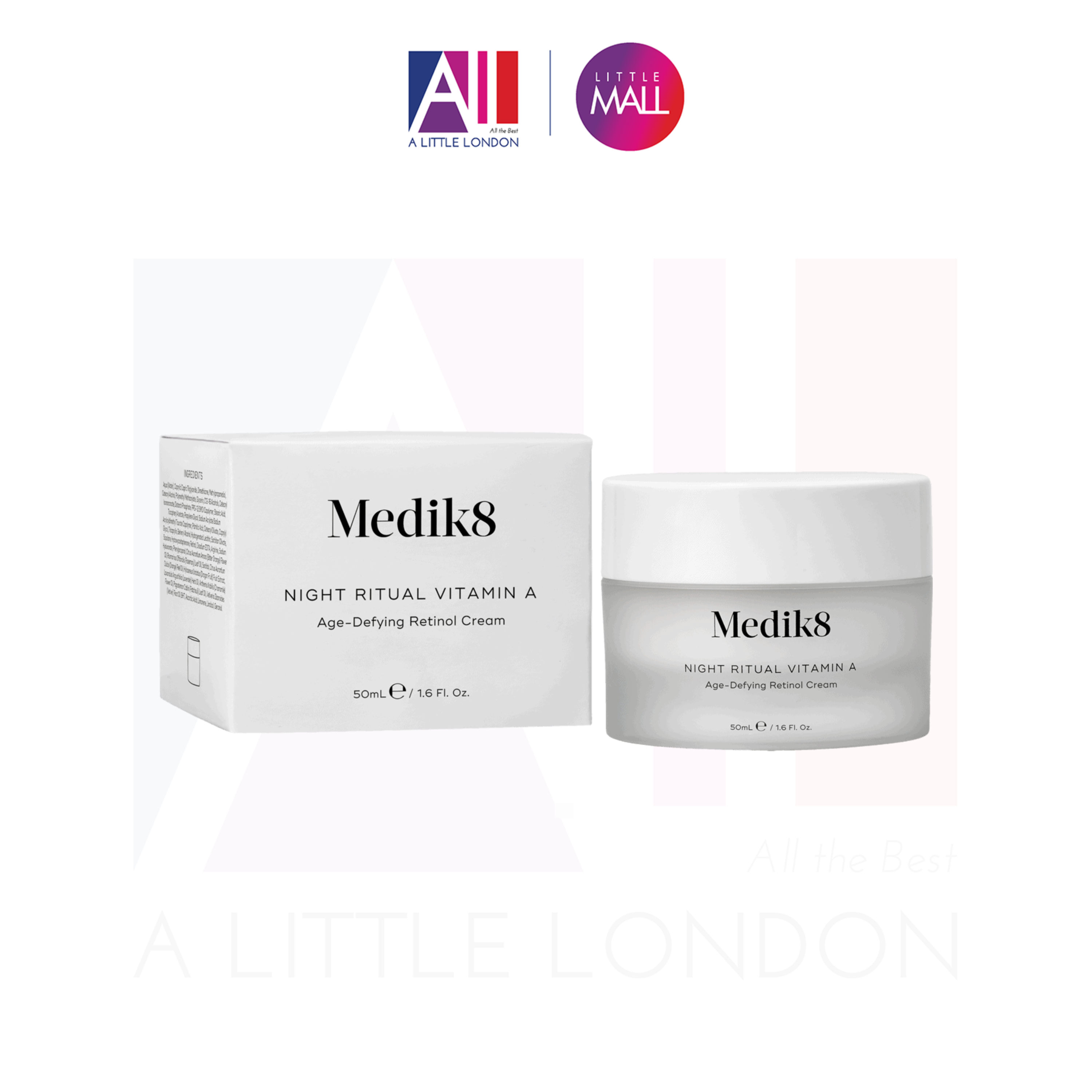 Kem dưỡng chống lão hóa Medik8 Night Ritual Vitamin A™ - 50ml (Bill Anh)