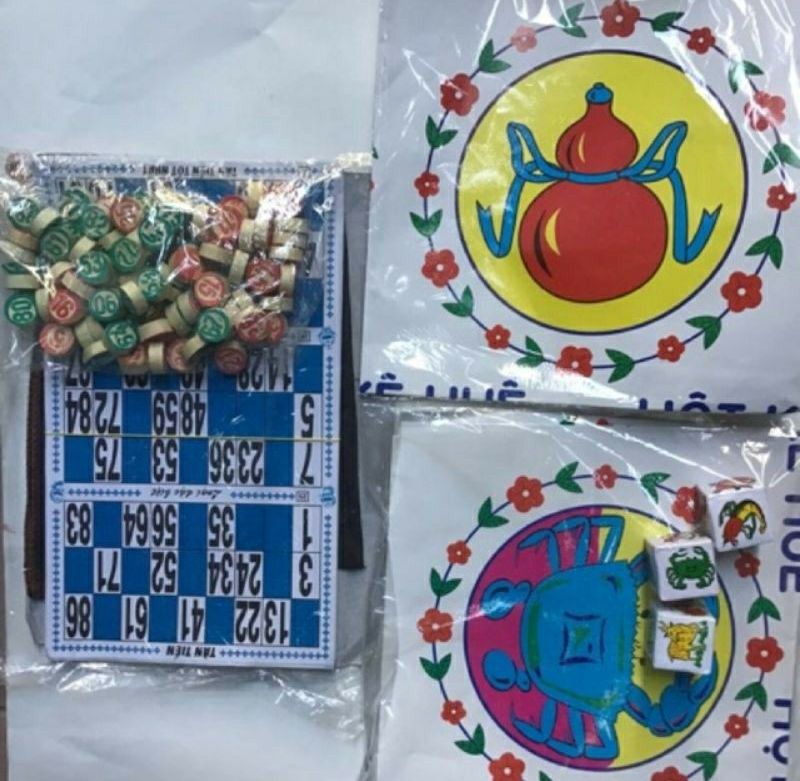 Bộ lô tô + bầu cua giấy