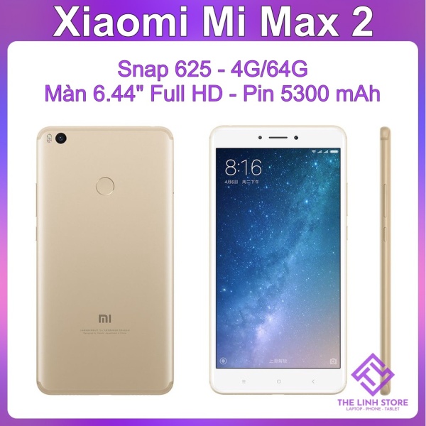 Điện thoại Xiaomi Mi Max 2 màn 6.44 inch - Snap 625 4G 64G Pin 5300mAh