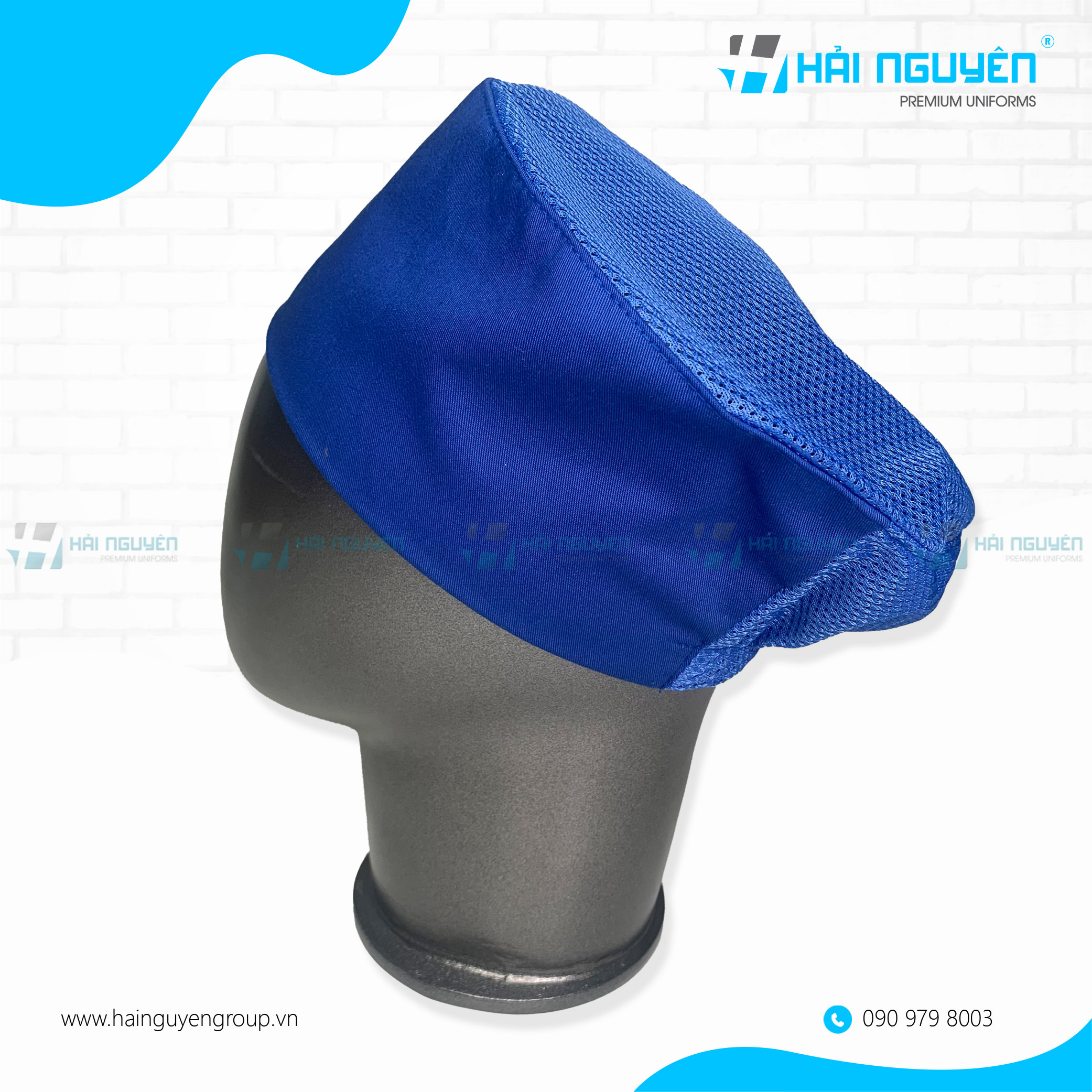Nón phụ bếp trùm tóc chóp lưới nón phục vụ trùm tóc dành cho Nam Nữ