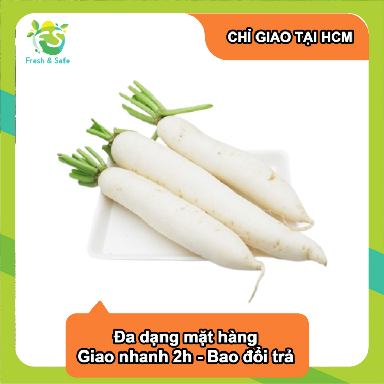 [Chỉ Giao HCM] Củ Cải Trắng - 500g