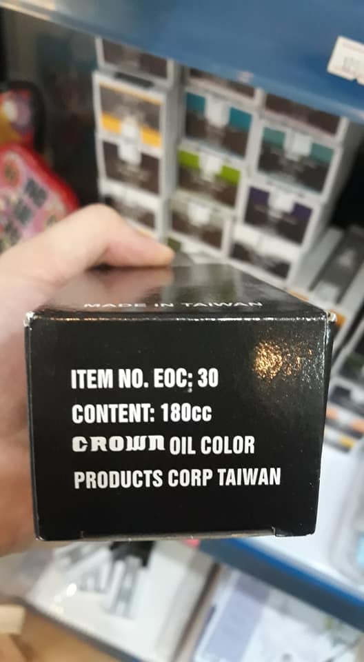 Sơn dầu họa sỹ, Crown, Đài Loan, 180ml