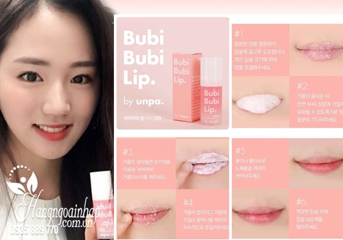 Tẩy Da Chết Môi Unpa Bubi Bubi Lip Hàn Quốc