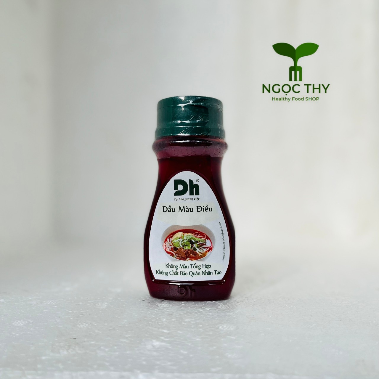 Sa tế chay/tôm ớt xiêm xanh Hội An, Dầu màu điều DH Foods 100ml