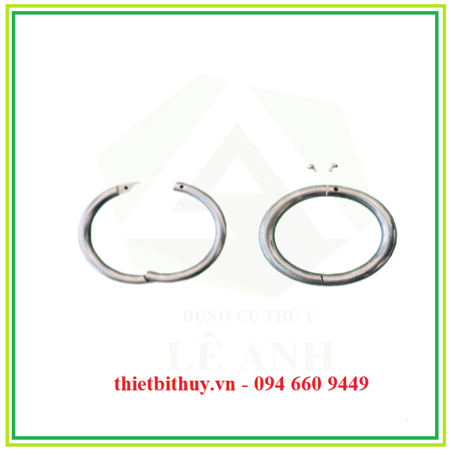 Vòng xỏ mũi bò inox không rỉ