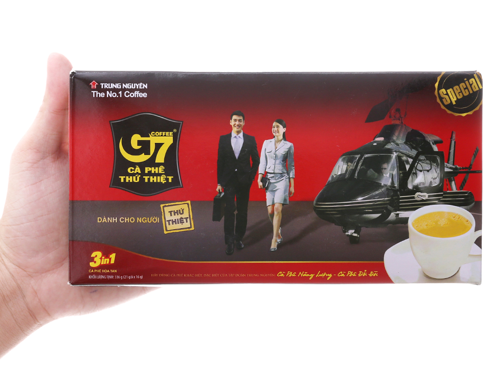 Cà phê sữa G7 3 in 1 336g (21 gói x 16g)