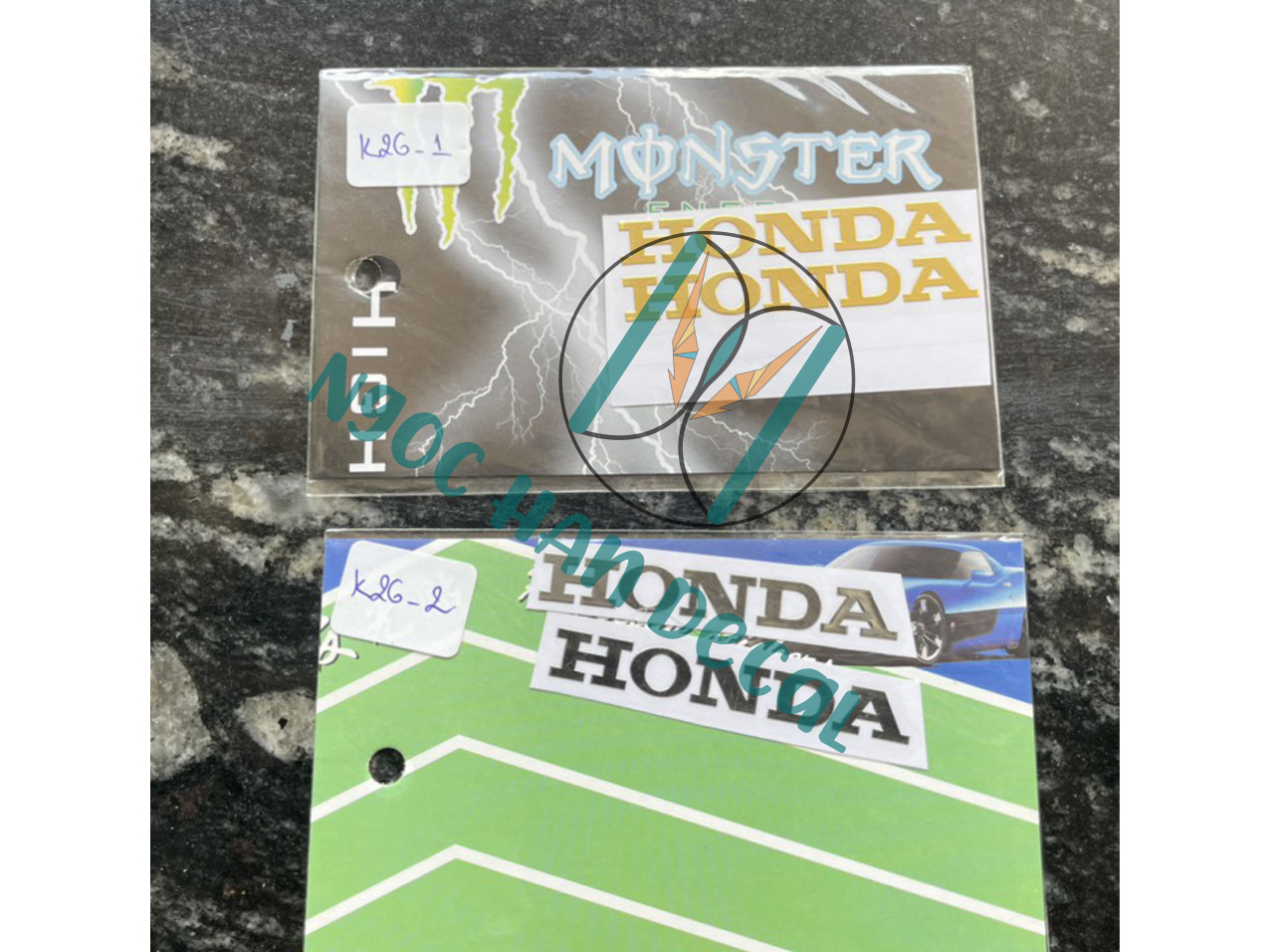 Cặp Tem Nổi Chữ HONDA