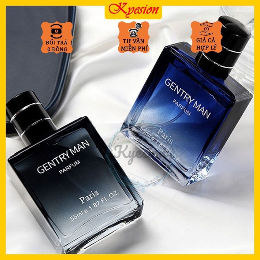 (XẢ KHO NGHỈ BÁN)[COMBO 2 CHAI] Dầu thơm Nam, Nước Hoa nam Gentryman, Nước Hoa cho phái mạnh, KYESION, combo hai chai nước hoa gentryman (màu tùy chọn), Nước Hoa Nam Thơm Lâu, sang trọng, lịch sự, quyến rũ