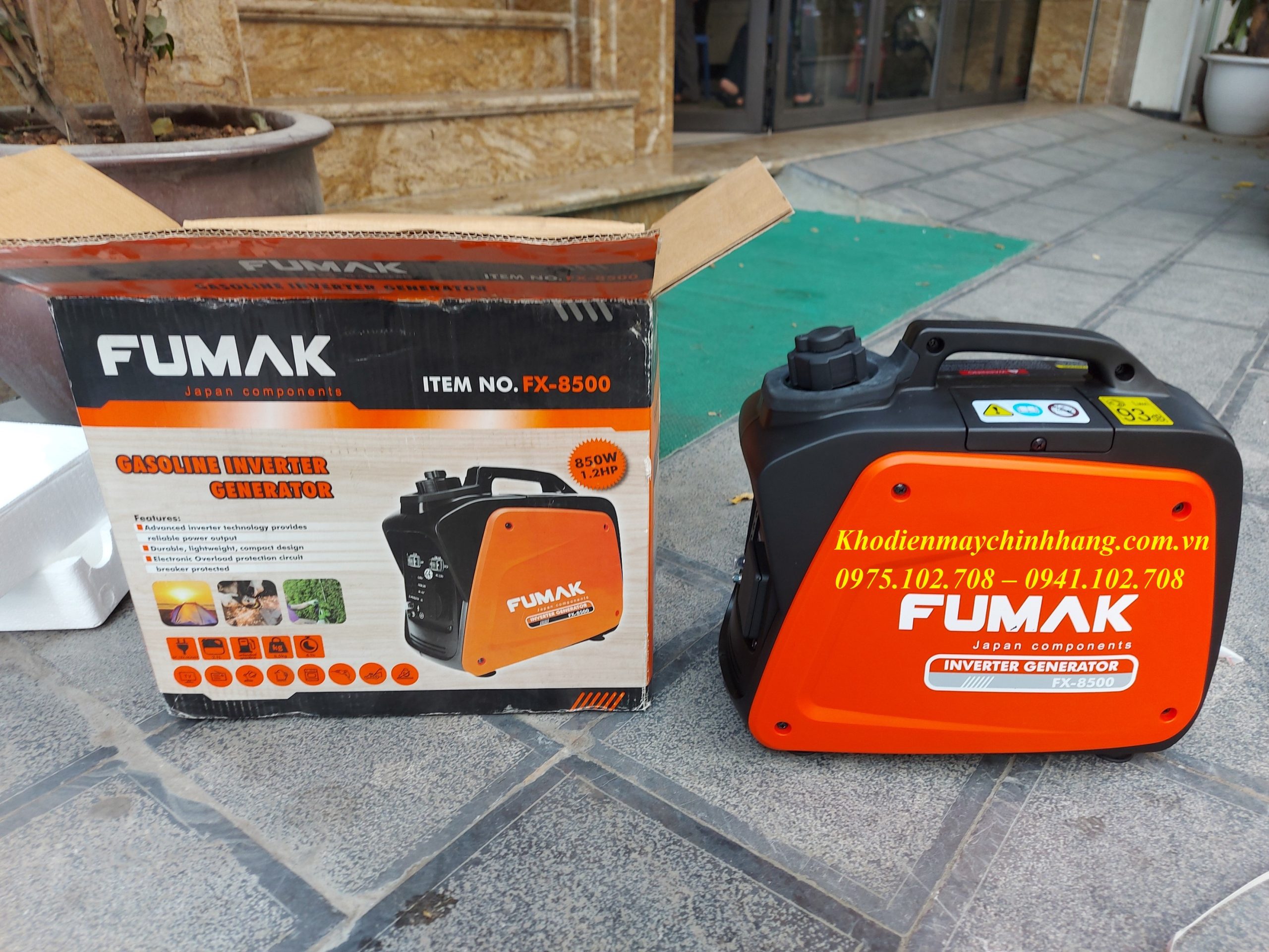 Máy phát điện fumak fx8500.