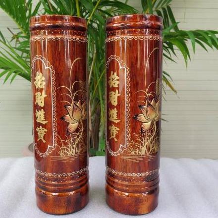 Ống nhang gỗ cao cấp cao 32cm cỡ đại